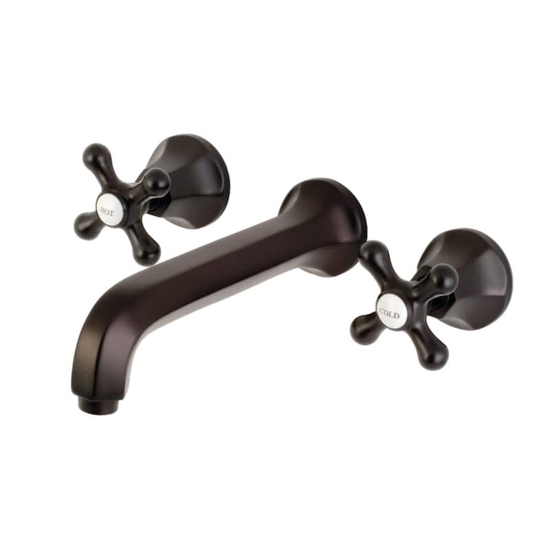 Kingston Brass Metropolitan 1.2 GPM Wall Mounted Widespread Bathroom - Oil Rubbed Bronze