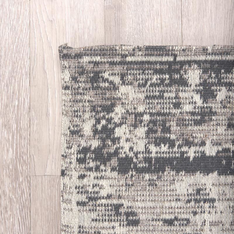 Greyson 8 x 10 Gray Wool and Polyester Area Rug - 120.0L x 96.0W x 0.4H