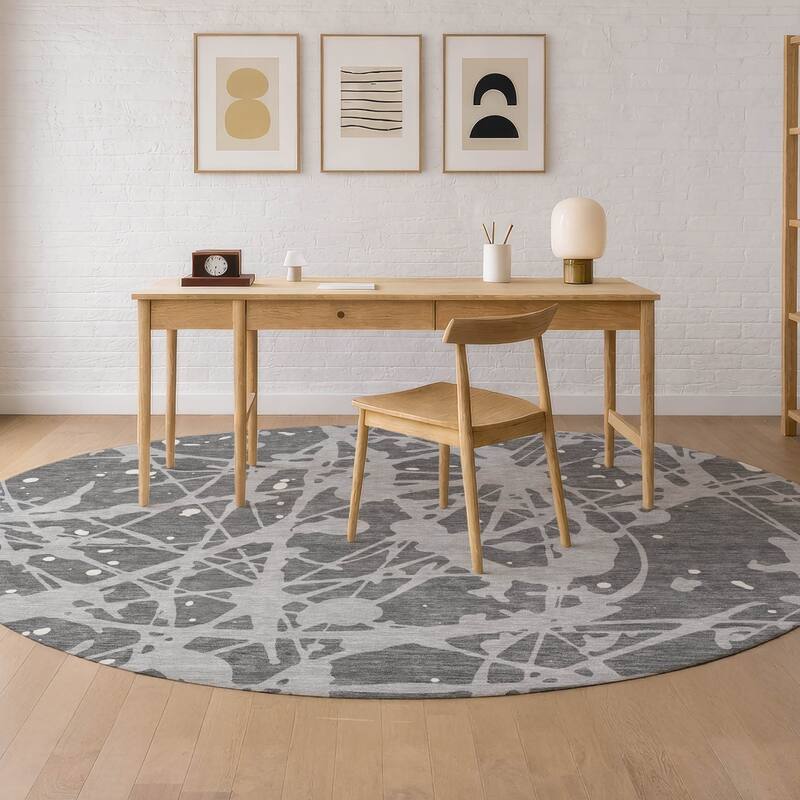 Machine Washable Indoor/ Outdoor Modern Campo Chantille Rug