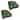 19-inch Rounded Back Tufted Indoor/Outdoor Chair Cushions (Set of 4) - 19" x 19"