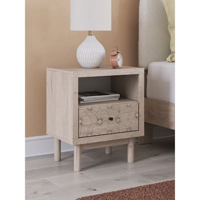 Signature Design by Ashley Shapella Beige Nightstand