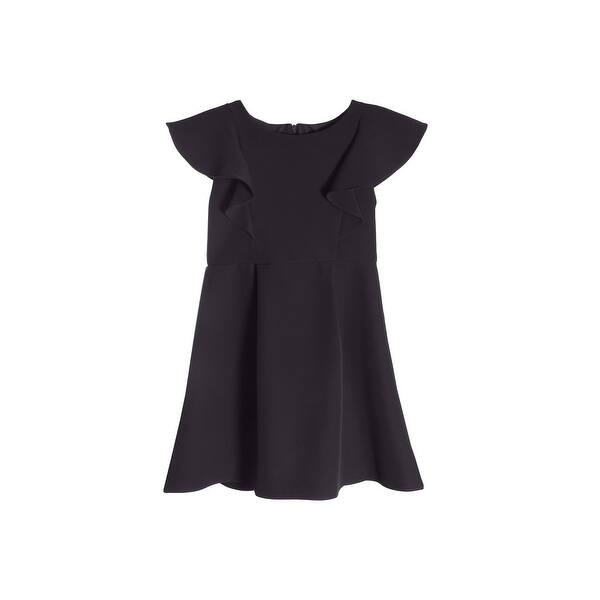Shop Kids Dream Little Girls Black Princess Line Ruffle Back To