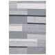 preview thumbnail 16 of 25, SAFAVIEH Odyssey Vala Modern Abstract Rug 4' x 6' - Grey/Black Ivory - Rectangle