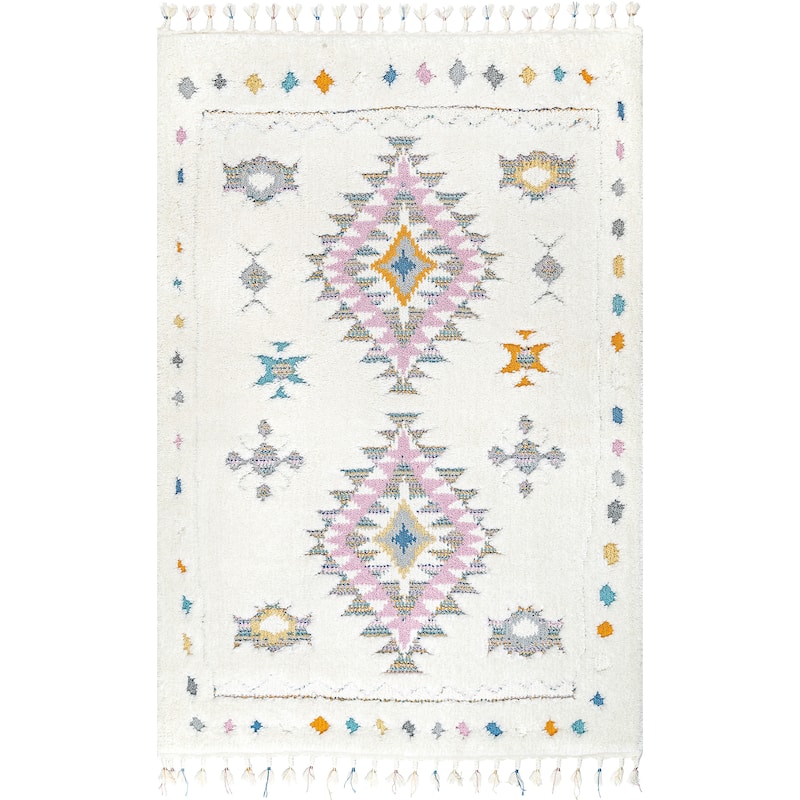 Nuloom Natalia Southwestern Shag Tassel Area Rug