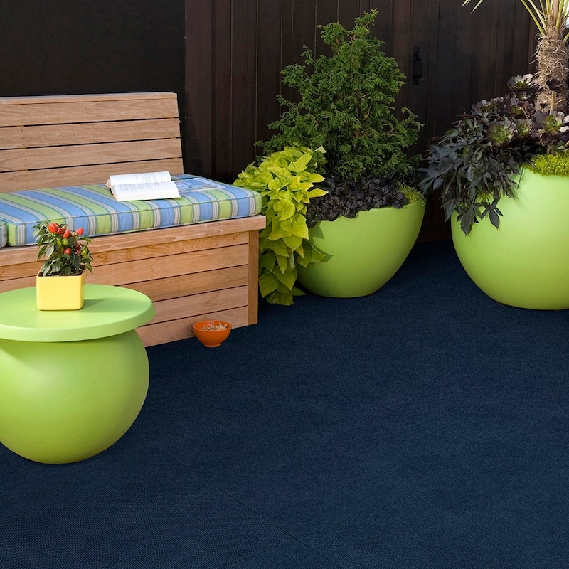 Foss Floors Cord Extreme 18"x18" Peel and Stick Indoor/Outdoor Carpet Tiles 10/box