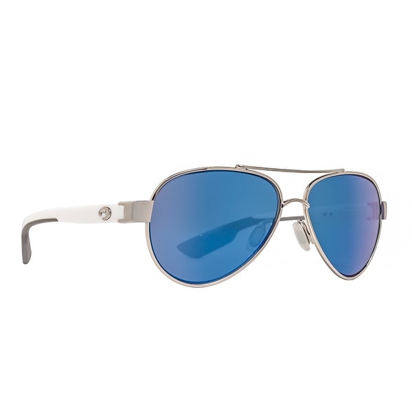 Costa Del Mar Loreto Sunglasses Palladium W//White Blue Mirror