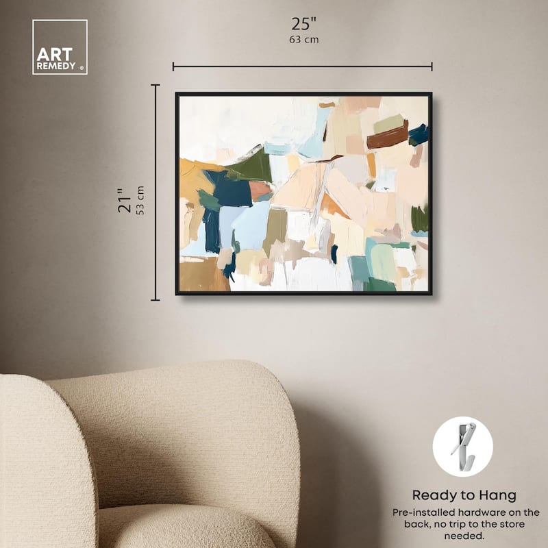 Pastel Mixture Canvas by Art Remedy