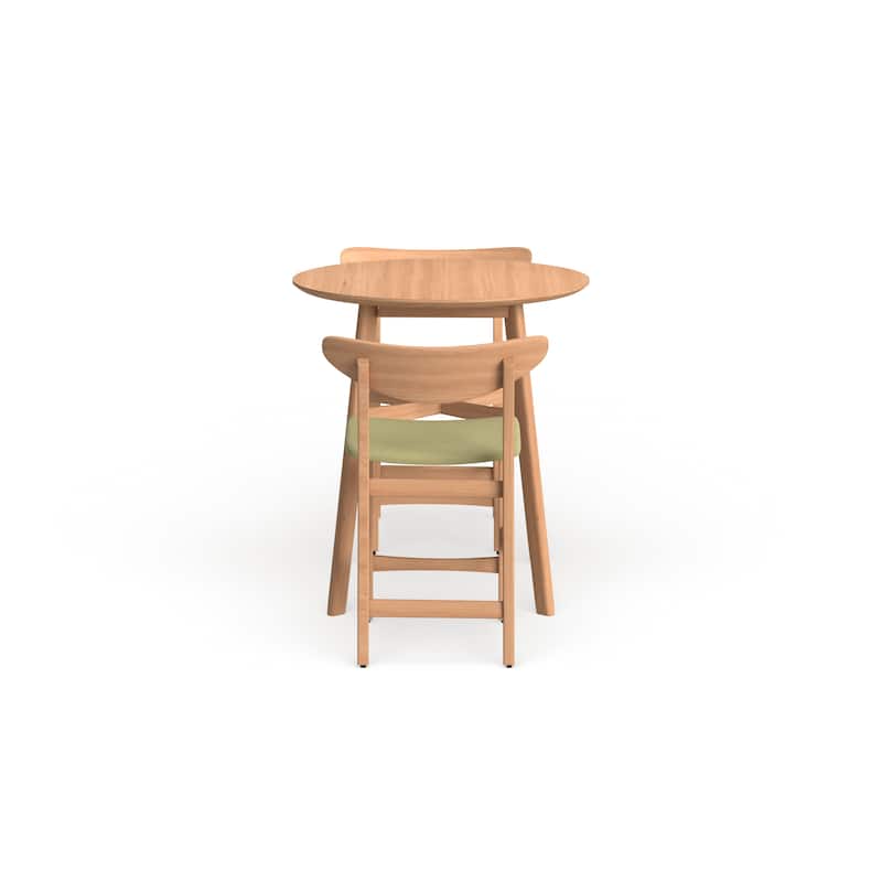 Carson Carrington Lund 3-piece Wood Counter-height Round Dining Set by Christopher Knight Home