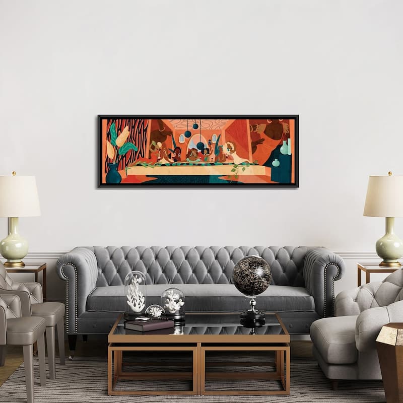 iCanvas "Last Supper" by Reyna Noriega Framed Canvas Print