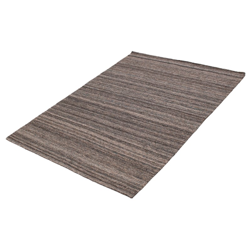 Ankara Grey Kilim 5'4" x 7'4" - 5'4 x 7'4