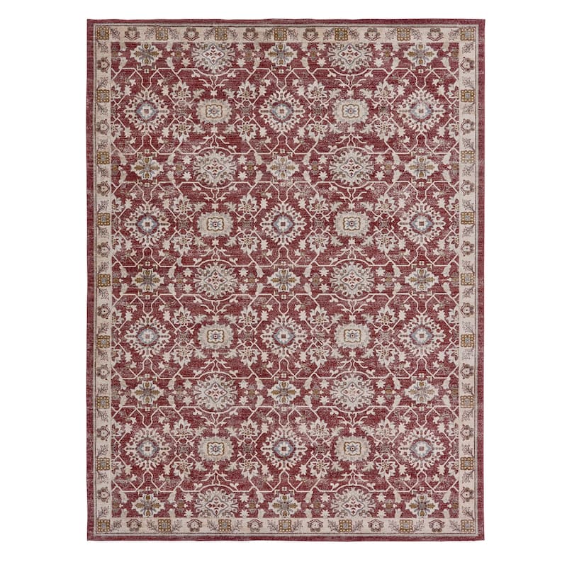 Gertmenian Hurston Southampton Traditional Boarder Indoor Area Rug - 9' x 12' - Terra - Runner/Rectangle