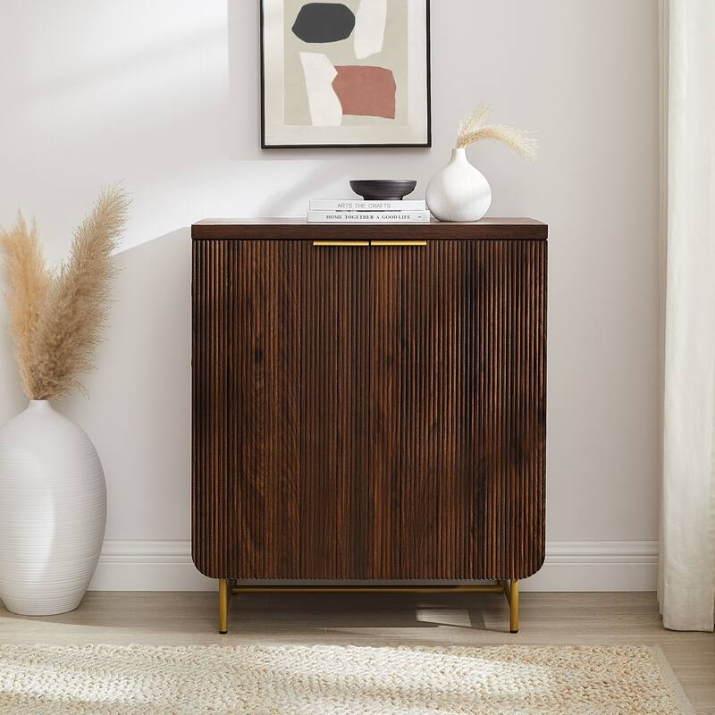 Middlebrook Modern Fluted-Door Storage Console