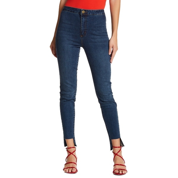 step hem skinny jeans