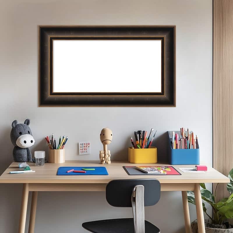 Amanti Art Villa Oil Rubbed Bronze Framed Dry Erase Magnetic Board