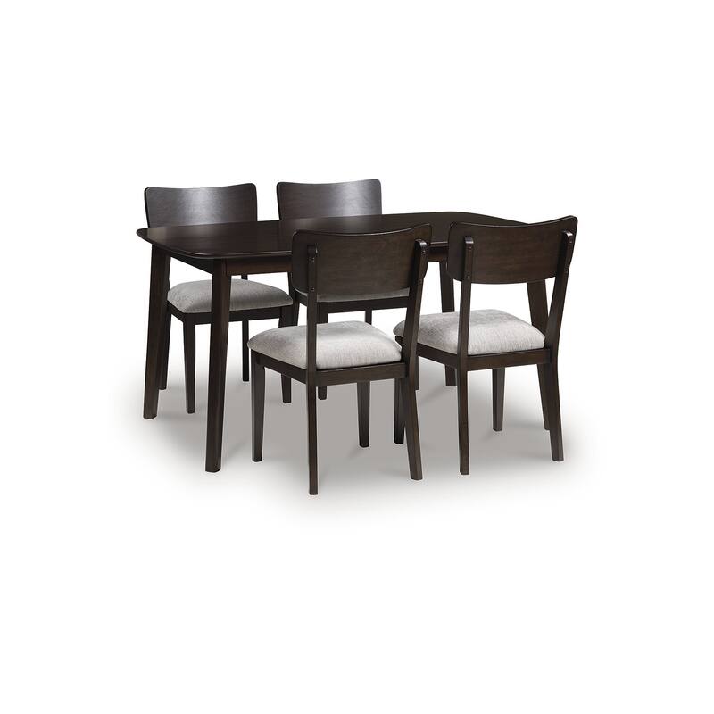 Signature Design by Ashley Favelon Dining Table and 4 Chairs (Set of 5)