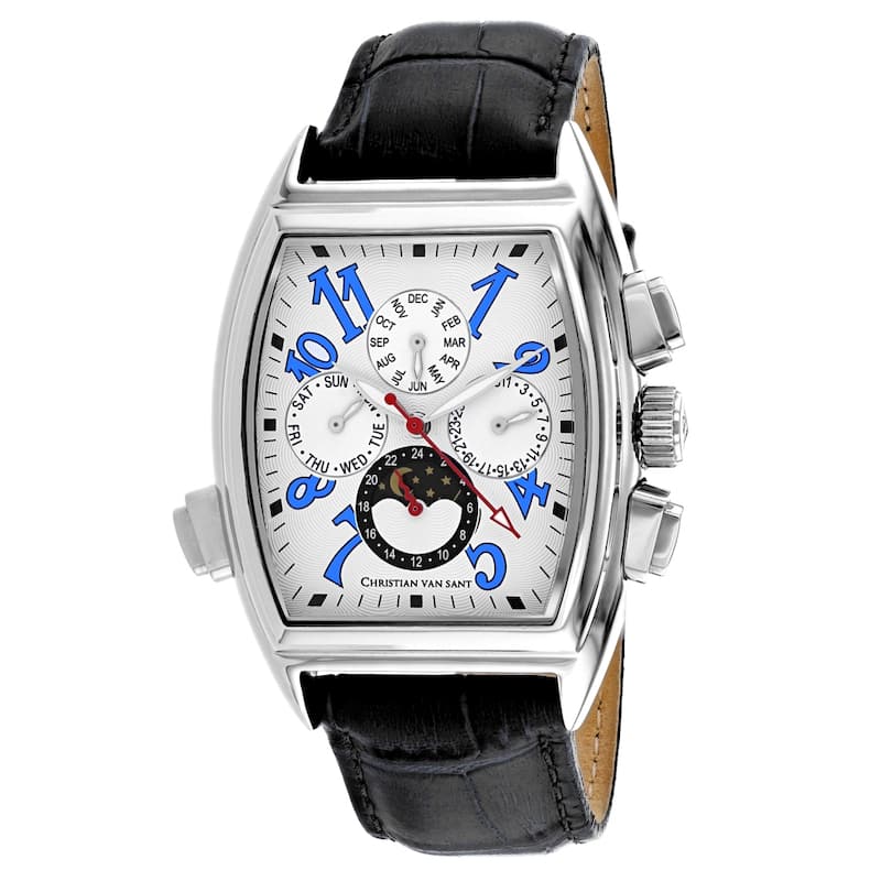 Christian Van Sant Men's Grandeur White Dial Watch - CV2134 - 6 (36)