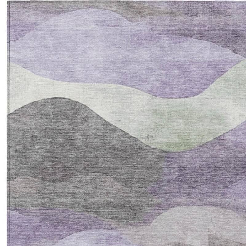 HomeRoots Abstract Transitional Rectangle Outdoor Rug