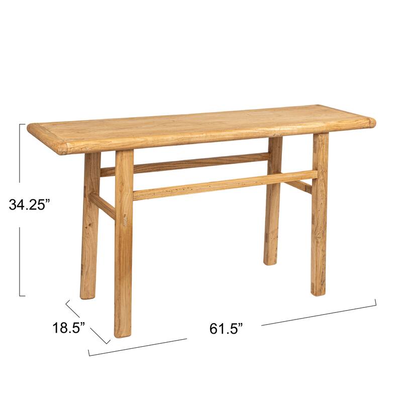 Reclaimed Wood Console Table