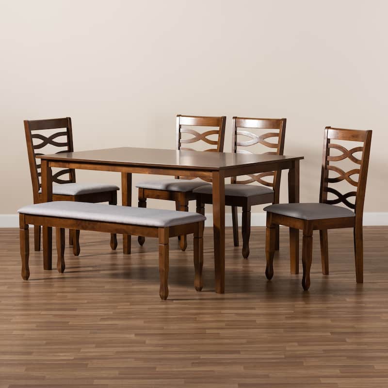 Lanier Modern and Contemporary 6-Piece Dining Set