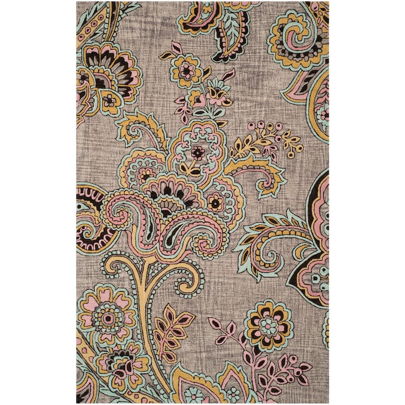 SAFAVIEH Handmade Allure Angie Modern Floral Wool Rug