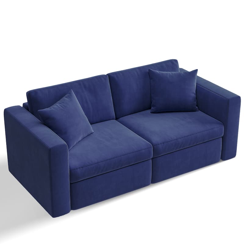 Pocassy Cloud Sofa Modular Sectional Couch with Seat Storage