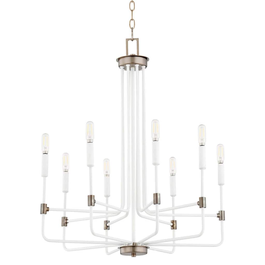 Quorum International 633-8-81 Davies 8 Light 25" Wide Candle Style