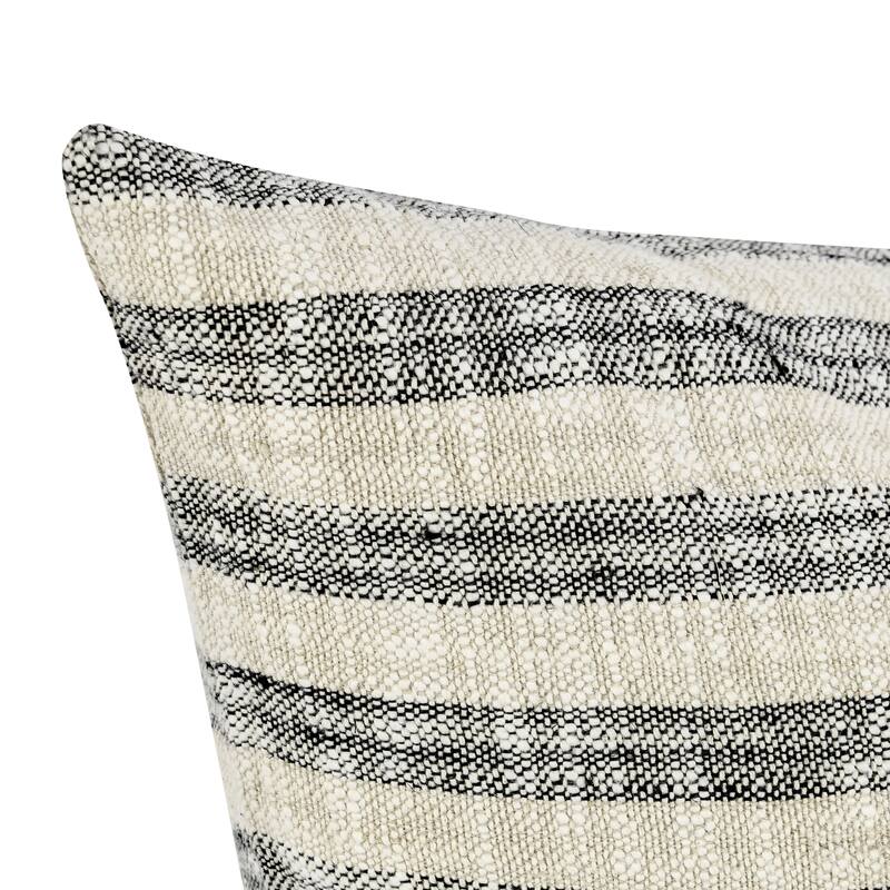 Villa by Classic Home Linna Linen Blend Fabric Throw Pillow