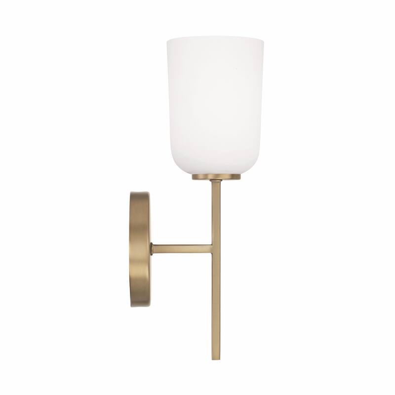 Lawson 1-light Wall Sconce w/ Soft White Glass