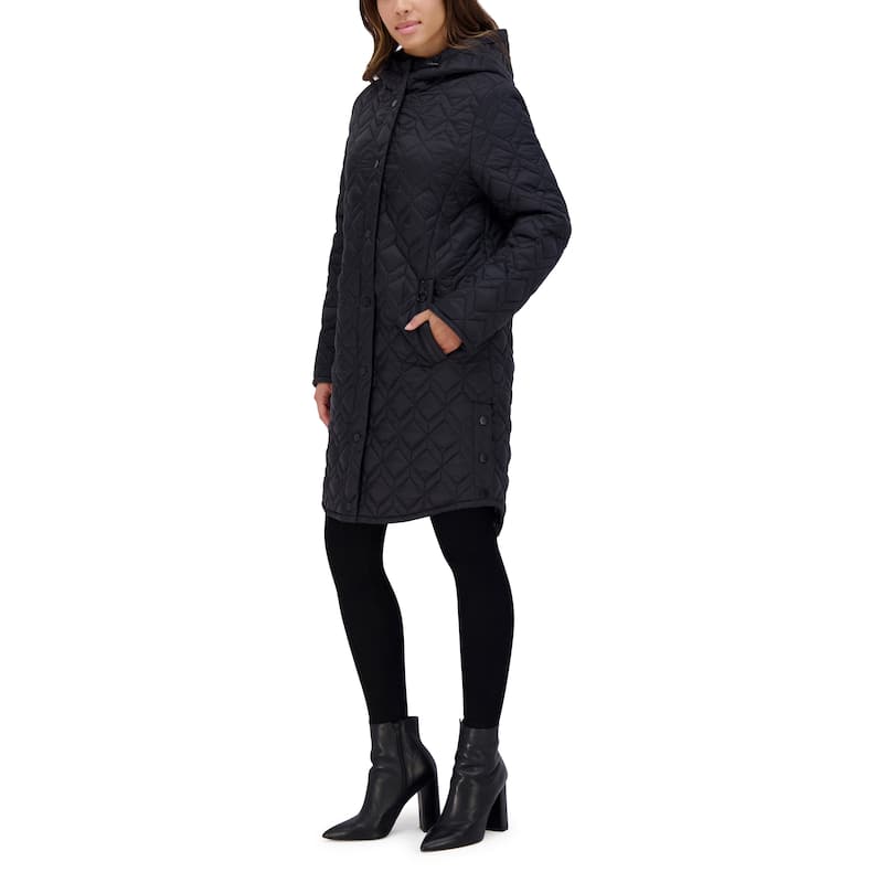 Andrew Marc Rialto Diamond Quilted Parka Coat