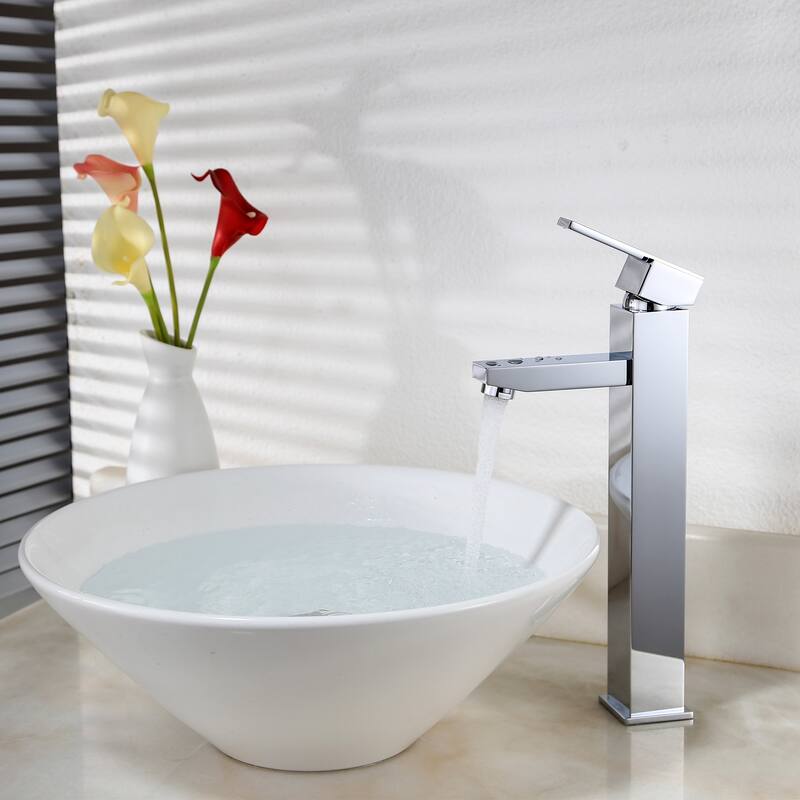 Dowell 8001/016 Series Single Handle Vessel Bathroom Faucet