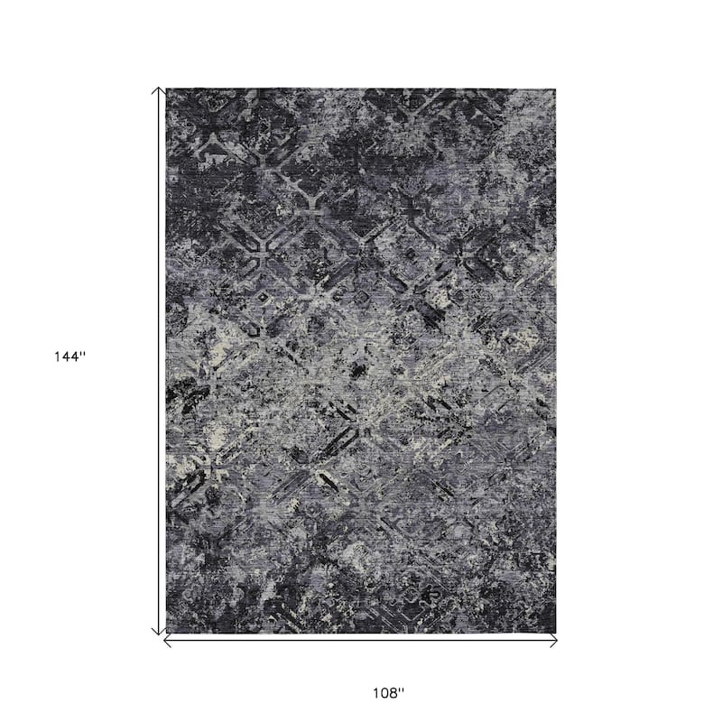 HomeRoots Geometric Transitional Rectangle Outdoor Rug
