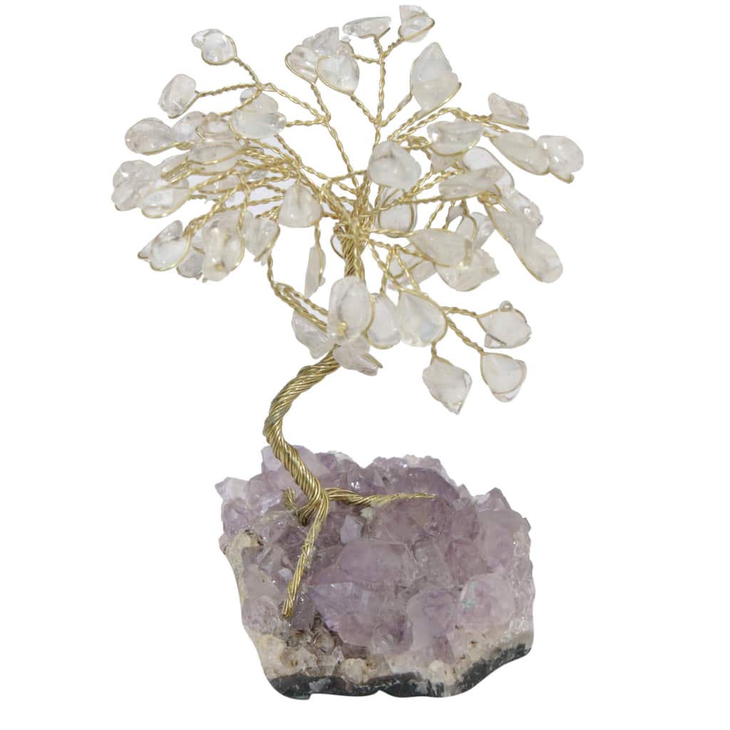 Novica Handmade Little Tree Quartz Gemstone Sculpture
