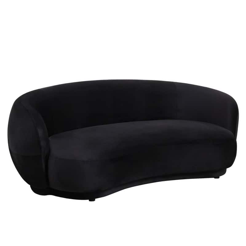 Faze 3 Seater Velvet Upholstered Solid Wood Frame Sofa with Plush Foam Cushions, No Assembly for Living Room, Home Office, Bed