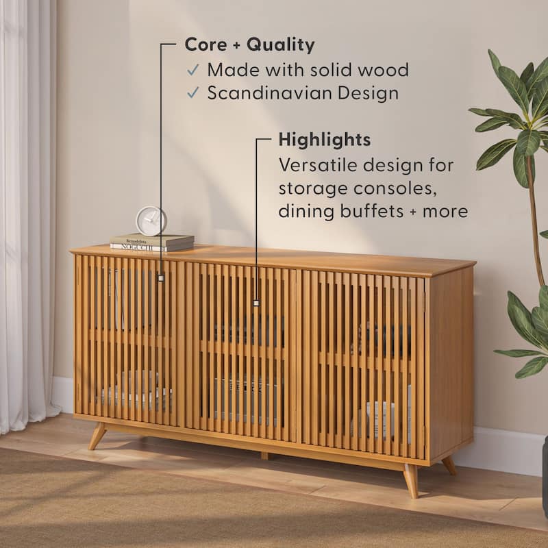 Plank and Beam Mid-Century Modern Buffet Sideboard/TV Stand