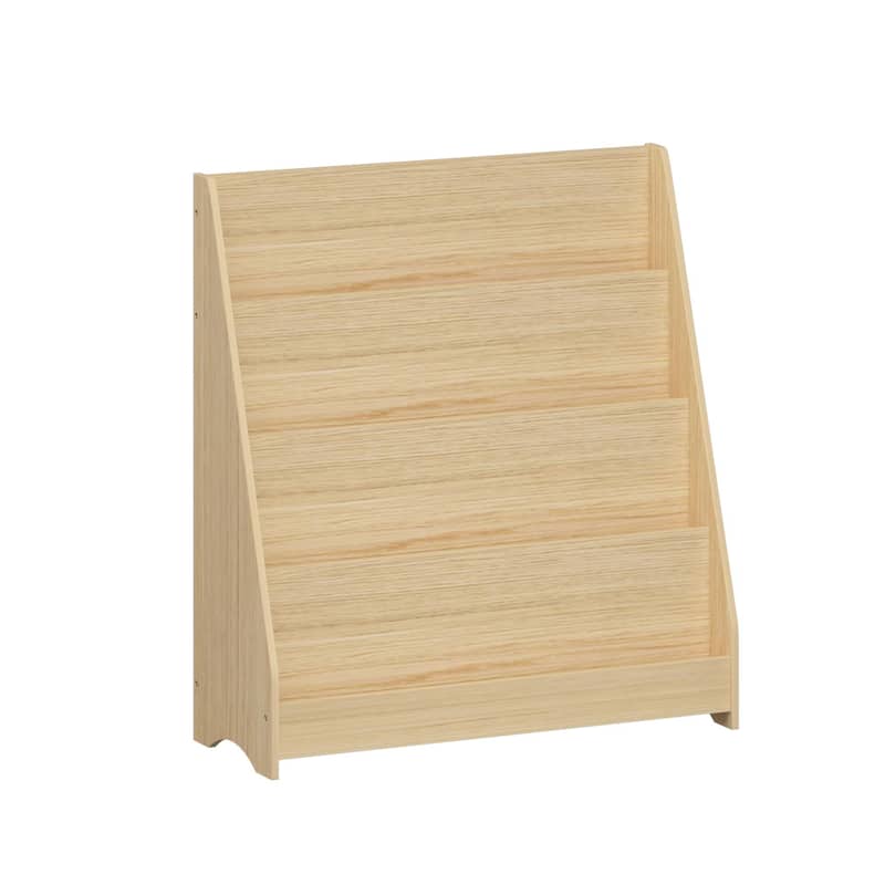 4-Tier Kids Bookshelf, Toddler Book Display Shelves, Helps Keep Bedrooms, Playrooms, and Classrooms Organized