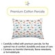 preview thumbnail 25 of 42, BreathableBaby Cotton Percale Pillowcase, For 13" x 18"/33 x 46 cm Toddler Pillow, Prints (2-Pack)