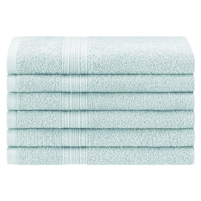 Superior Eco Friendly Cotton Soft and Absorbent Hand Towel - Set of 6