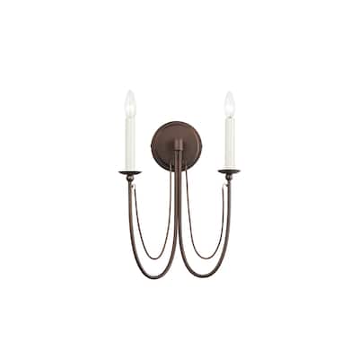 Plumette 2-Light Wall Sconce
