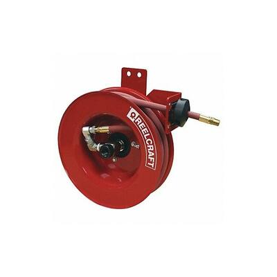 Reelcraft Spring Return Hose Reel,1/4" MNPT,50 ft 5650 OLPSMR - 1 Each