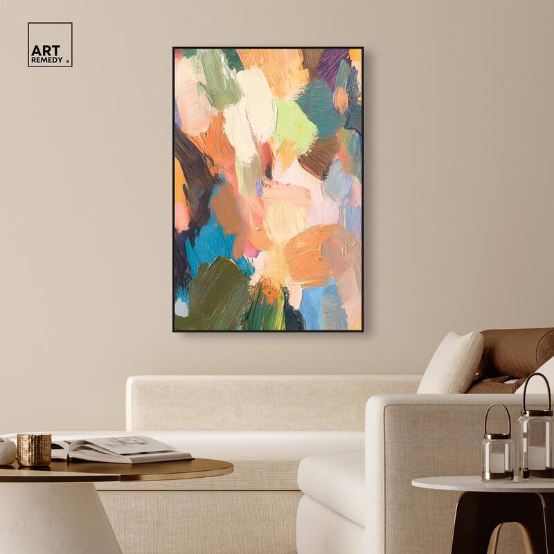 Chromatic Surge III Canvas by Art Remedy