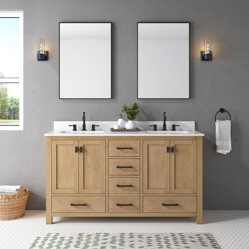Avanity Modero 60 in. Double Bathroom Vanity Cabinet - 60"W x 21"D x 34"H