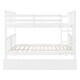 preview thumbnail 10 of 10, Full over Full Bunk Bed with 2 Drawers and Ladder for Bedroom