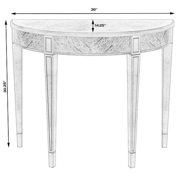 Hampton Demilune Console Table Bed Bath & Beyond 12088924