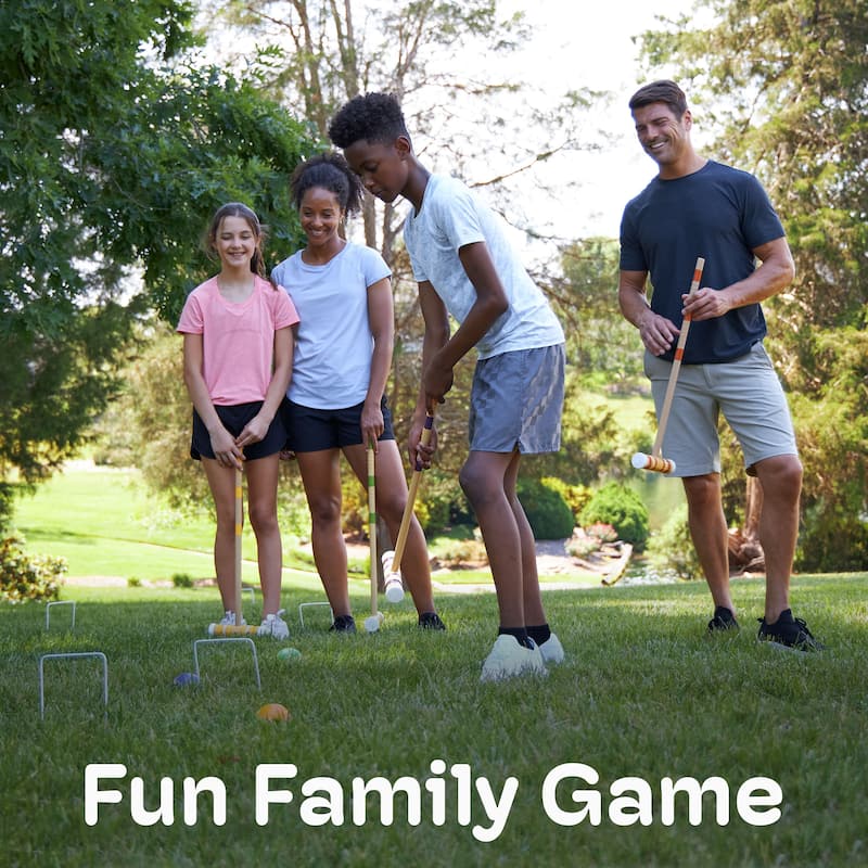 Trademark Games Complete Croquet Set with Carrying Case