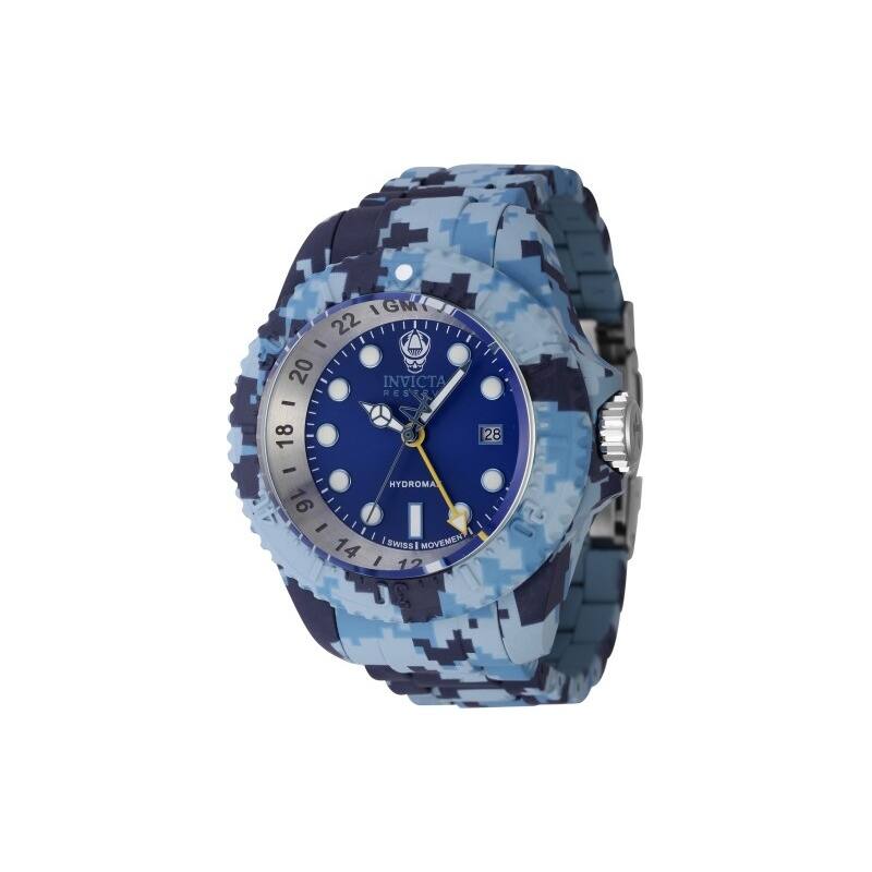 Invicta Men's 45940 Reserve Quartz 3 Hand Blue Dial Watch