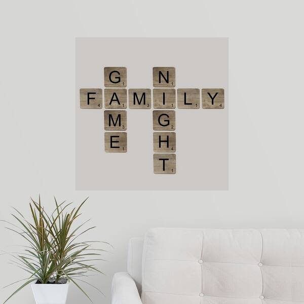 Shop Longfellow Designs Poster Print Entitled Game Night Free