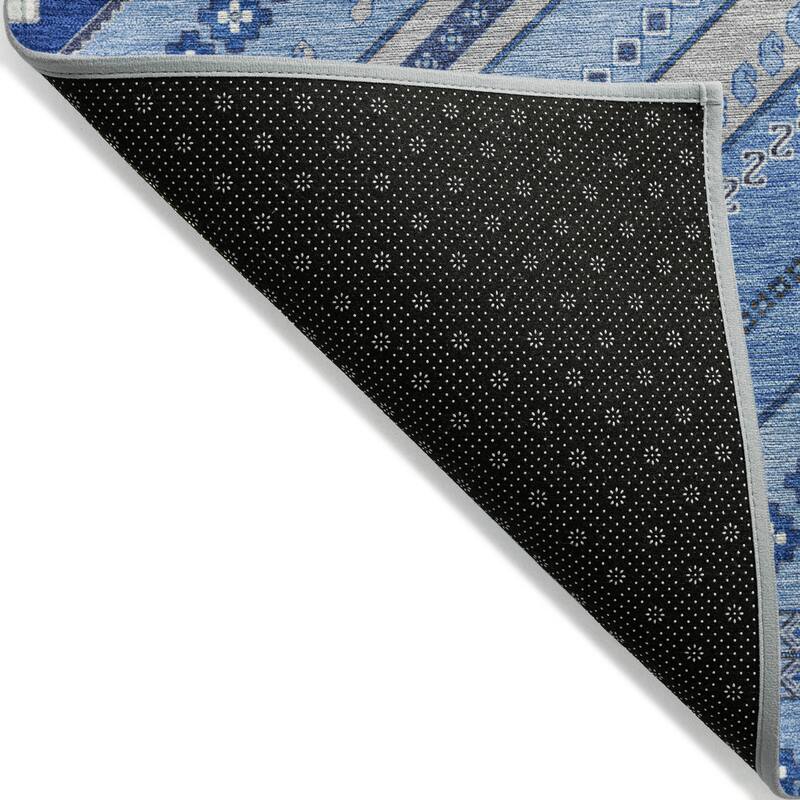 Machine Washable Indoor/ Outdoor Global Boho Chantille Rug