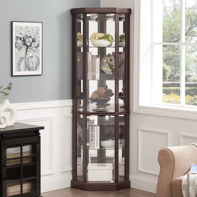 Corner Treasure Display Cabinet