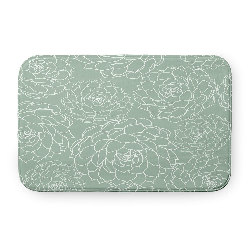 Olena Pet Feeding Mat for Dogs and Cats - Green - 24" x 17"