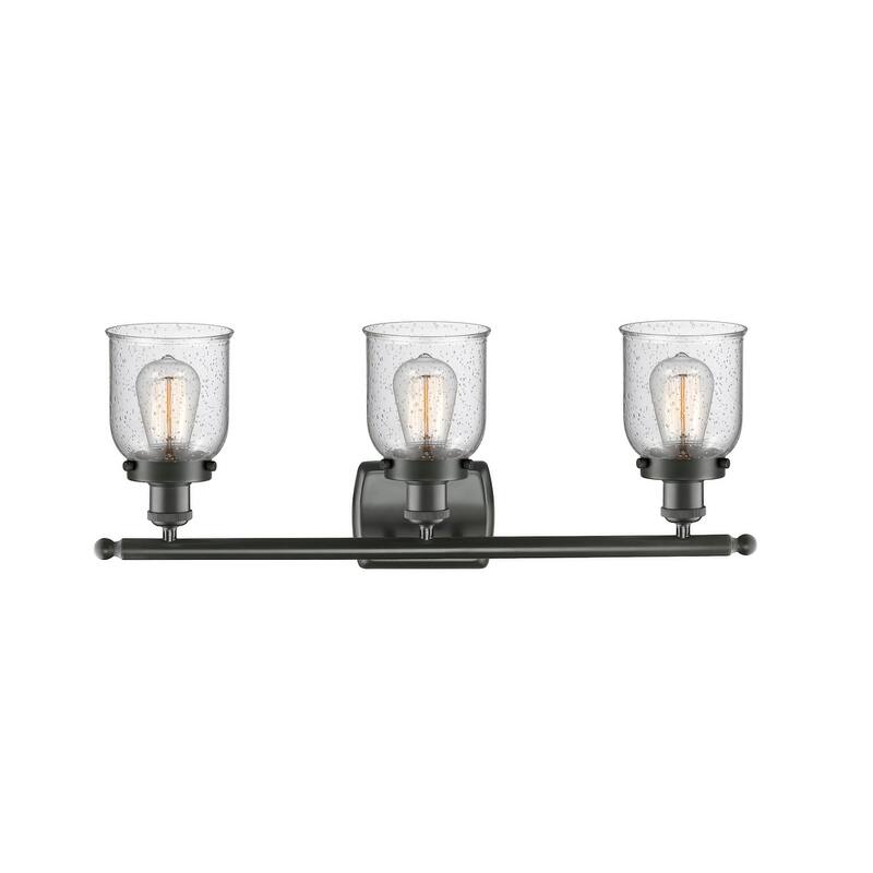 Innovations Lighting Small Bell 3 Light 26" Wide Vanity Light